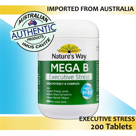 Nature's Way MEGA B Executive Stress Complete from B1 to .